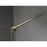 Mexen Velar walk-in shower wall, adjustable 120 x 200 cm, frosted 8 mm, brushed gold - 871-120-000-33-55