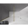 Mexen Velar dušisein liugvärav Walk-in 130 x 200 cm, härmatis 8 mm, kuldne harjatud - 871-130-000-33-55