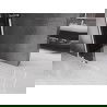 Mexen Velar schuifbare douchewand Walk-in 85 x 200 cm, grafiet 8 mm, wit - 871-085-000-43-20