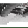 Mexen Velar schuifbare douchewand Walk-in 85 x 200 cm, grafiet 8 mm, wit - 871-085-000-43-20