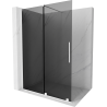 Mexen Velar Walk-in Duschwand 150 x 200 cm, graphit 8 mm, weiß - 871-150-000-43-20