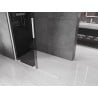 Mexen Velar ścianka prysznicowa rozsuwana Walk-in 130 x 200 cm, grafit 8 mm, biała - 871-130-000-43-20