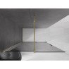 Mexen Velar Klizna stijena Walk-in 140 x 200 cm, grafit 8 mm, zlatna - 871-140-000-43-50