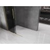 Mexen Velar ścianka prysznicowa rozsuwana Walk-in 100 x 200 cm, grafit 8 mm, złota szczotkowana - 871-100-000-43-55