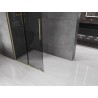 Mexen Velar lükand dušisein Walk-in 110 x 200 cm, grafiit 8 mm, kuldne harjatud - 871-110-000-43-55