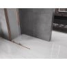 Mexen Velar ścianka prysznicowa rozsuwana Walk-in 70 x 200 cm, szron 8 mm, różowe złoto - 871-070-000-33-60