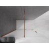 Mexen Velar Walk-in lükand dušisein 160 x 200 cm, härmatis 8 mm, roosakuldne - 871-160-000-33-60