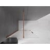 Mexen Velar Walk-in Shower Screen 90 x 200 cm, Frosted 8 mm, Brushed Bronze - 871-090-000-33-65