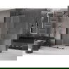 Mexen Velar Duschtür Walk-in 120 x 200 cm, matt 8 mm, schwarz - 871-120-000-33-70