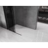 Mexen Velar ścianka prysznicowa rozsuwana Walk-in 70 x 200 cm, grafit 8 mm, czarna - 871-070-000-43-70