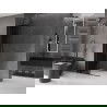 Mexen Velar schuifbare inloop douchewand 75 x 200 cm, grafiet 8 mm, zwart - 871-075-000-43-70