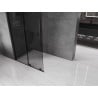 Mexen Velar ścianka prysznicowa rozsuwana Walk-in 90 x 200 cm, grafit 8 mm, czarna - 871-090-000-43-70