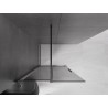 Mexen Velar lükand dušisein Walk-in 100 x 200 cm, grafiit 8 mm, must - 871-100-000-43-70