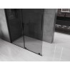 Mexen Velar ścianka prysznicowa rozsuwana Walk-in 150 x 200 cm, grafit 8 mm, czarna - 871-150-000-43-70