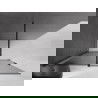 Mexen Velar schuifbare douchewand Walk-in 130 x 200 cm, grafiet 8 mm, zwart - 871-130-000-43-70