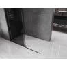 Mexen Velar Duschwand Walk-in 160 x 200 cm, graues 8 mm Glas, schwarz - 871-160-000-43-70