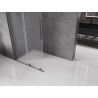 Mexen Velar ścianka prysznicowa rozsuwana Walk-in 100 x 200 cm, szron 8 mm, gun gray szczotkowany - 871-100-000-33-66