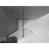 Mexen Velar ścianka prysznicowa rozsuwana Walk-in 80 x 200 cm, szron 8 mm, gun gray szczotkowany - 871-080-000-33-66