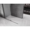 Mexen Velar ścianka prysznicowa rozsuwana Walk-in 160 x 200 cm, szron 8 mm, gun gray szczotkowany - 871-160-000-33-66