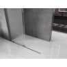Mexen Velar ścianka prysznicowa rozsuwana Walk-in 150 x 200 cm, szron 8 mm, gun gray szczotkowany - 871-150-000-33-66