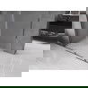 Mexen Velar Duschwand Schiebetür Walk-in 140 x 200 cm, satiniert 8 mm, gebürstet Gun Gray - 871-140-000-33-66