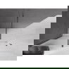 Mexen Velar Duschwand Schiebetür Walk-in 140 x 200 cm, satiniert 8 mm, gebürstet Gun Gray - 871-140-000-33-66