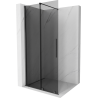 Mexen Velar ścianka prysznicowa rozsuwana Walk-in 70 x 200 cm, grafit 8 mm, gun gray szczotkowany - 871-070-000-43-66
