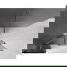 Mexen Velar Duschwand Schiebewand Walk-in 70 x 200 cm, graphit 8 mm, gebürstetes gun gray - 871-070-000-43-66