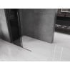 Mexen Velar paroi de douche rétractable Walk-in 120 x 200 cm, gris graphite 8 mm, gun gray brossé - 871-120-000-43-66