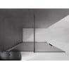 Mexen Velar ścianka prysznicowa rozsuwana Walk-in 130 x 200 cm, grafit 8 mm, gun gray szczotkowany - 871-130-000-43-66