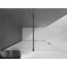 Mexen Velar lükand dušisein Walk-in 160 x 200 cm, matistatud 8 mm, relv metall - 871-160-000-33-95