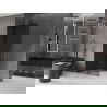 Mexen Velar Duschwand verschiebbar Walk-in 100 x 200 cm, graphit 8 mm, gun metal - 871-100-000-43-95