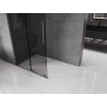 Mexen Velar ścianka prysznicowa rozsuwana Walk-in 110 x 200 cm, grafit 8 mm, gun metal - 871-110-000-43-95