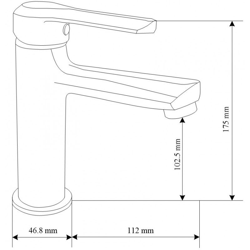 Mexen Sabre R72 Wannen-Set, Chrom - 72103R72-00