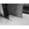 Mexen Velar ścianka prysznicowa rozsuwana Walk-in 110 x 200 cm, grafit 8 mm, gun metal - 871-110-000-43-95