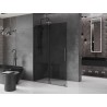 Mexen Velar drsna tuš pregrada Walk-in 160 x 200 cm, grafit 8 mm, gun metal - 871-160-000-43-95