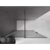 Mexen Velar Sliding Shower Wall Walk-in 130 x 200 cm, Graphite 8 mm, Gun Metal - 871-130-000-43-95