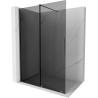 Mexen Velar Walk-in Dusche mit Schiebetür 140 x 200 cm, grafit 8 mm, gun metal - 871-140-000-43-95