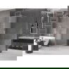 Mexen Velar Duschwand schwenkbar Walk-in 130 x 200 cm, matt 8 mm, gebürstetes Nickel - 871-130-000-33-97