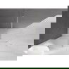 Mexen Velar Duschwand schwenkbar Walk-in 130 x 200 cm, matt 8 mm, gebürstetes Nickel - 871-130-000-33-97