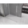 Mexen Velar liuglev dušisein Walk-in 150 x 200 cm, härmatisatsioon 8 mm, harjatud nikkel - 871-150-000-33-97