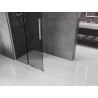 Mexen Velar Walk-in liuglev dušisein 120 x 200 cm, grafiit 8 mm, harjatud nikkel - 871-120-000-43-97