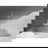 Mexen Velar paroi de douche coulissante Walk-in 150 x 200 cm, graphite 8 mm, nickel brossé - 871-150-000-43-97