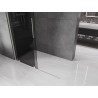Mexen Velar Drsna tuš stena Walk-in 140 x 200 cm, grafit 8 mm, brušen nikel - 871-140-000-43-97