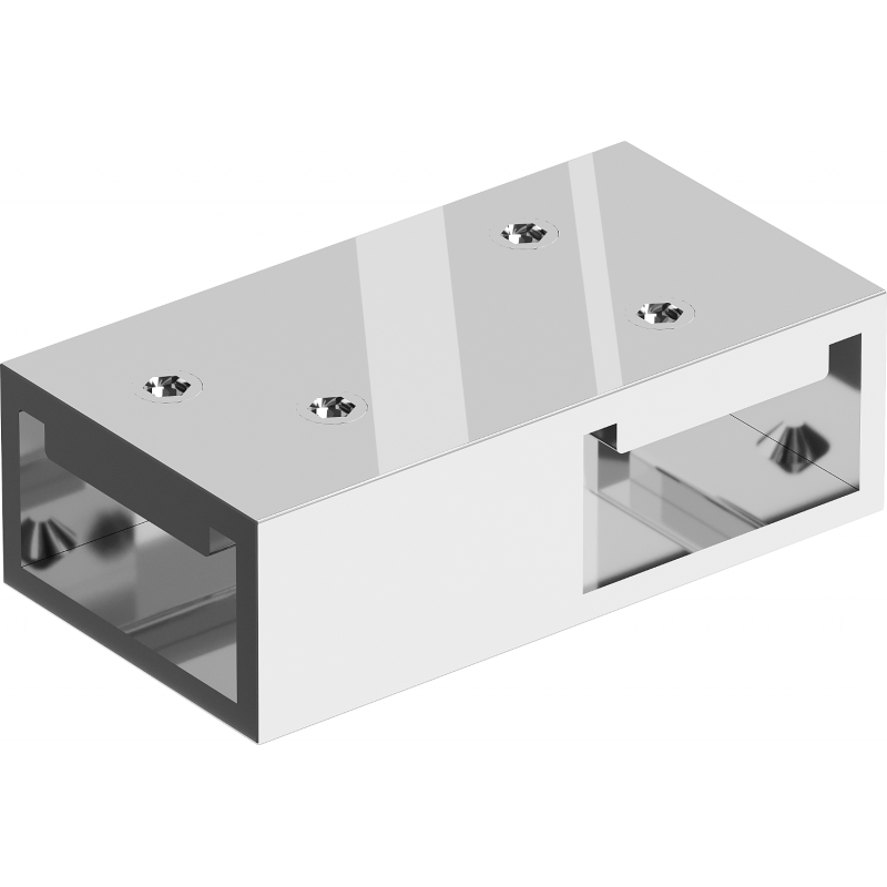 Mexen connettore a T per supporti a muro, cromo - 800-09-01