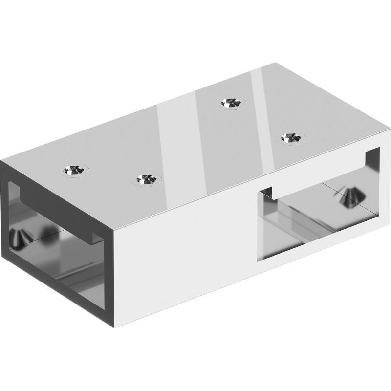 Mexen Uni-T Connettore a T per supporti a parete, cromato - 800-09-01