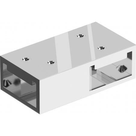 Mexen T-Connector for Wall Brackets, Chrome - 800-09-01