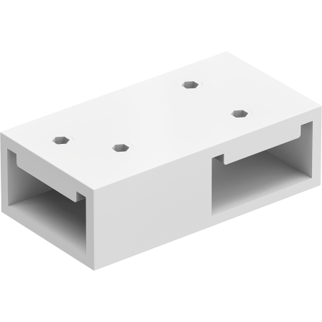 Mexen Uni-T Conector en T para soportes de pared, blanco - 800-09-20