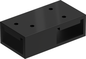 Mexen connecteur en T pour supports muraux, noir - 800-09-70