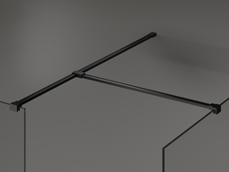 Mexen connettore T per supporti a muro, nero - 800-09-70